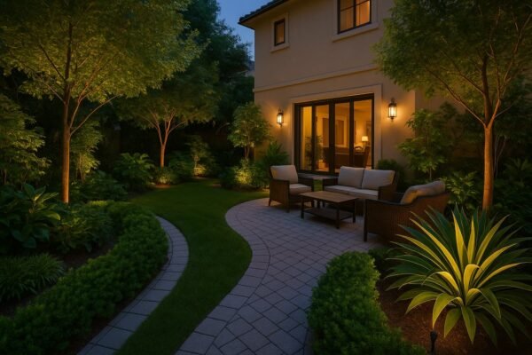 حديقة منزلية منسقة في الأحمدي بالكويت