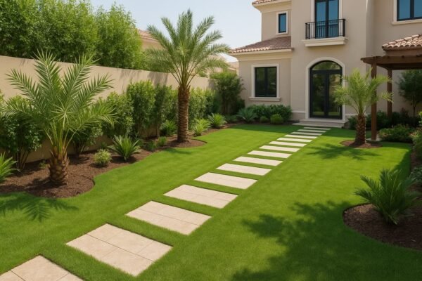 تصميم حديقة منزلية بالكويت