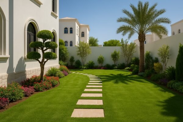 حديقة منزلية منسقة في حولي بالكويت