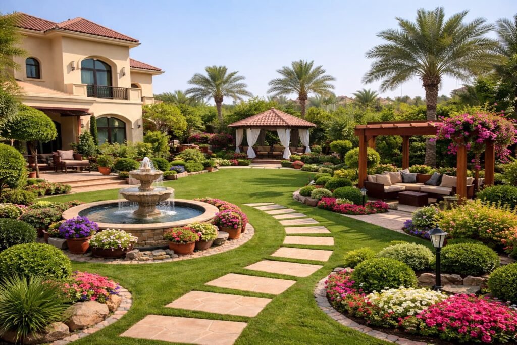 تنسيق حدائق الفيحاء بالكويت