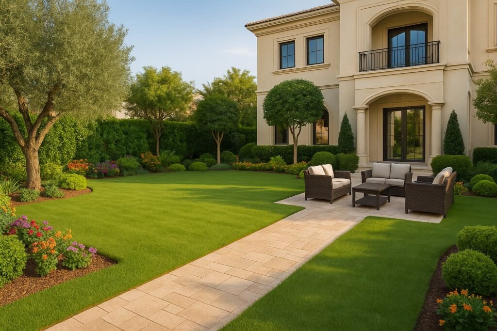 تنسيق حدائق المرقاب