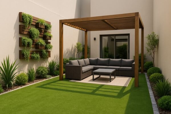 حديقة منزلية عصرية في الصوابر