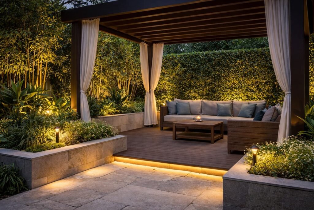 تنسيق حدائق المنصورية بالكويت