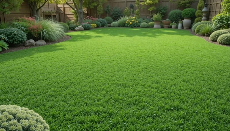 العشب طبيعي