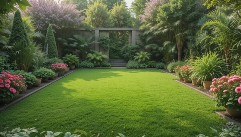 تركيب ثيل للحدائق