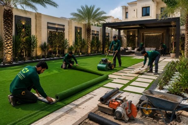 عمال تنسيق حدائق بالكويت