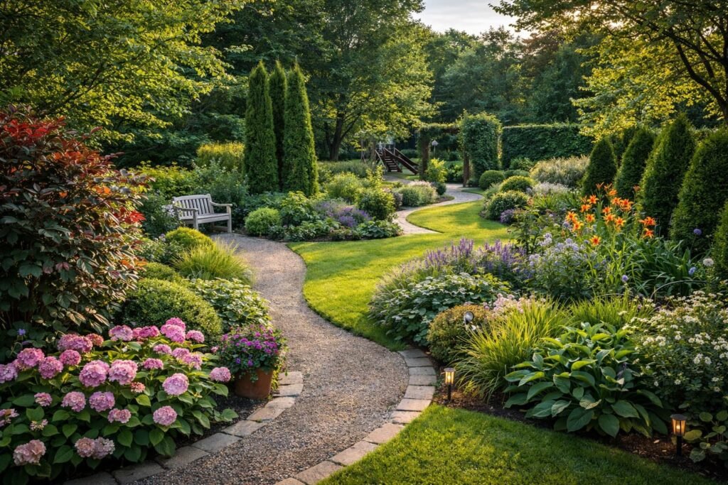 أهمية توزيع النباتات داخل الحديقة